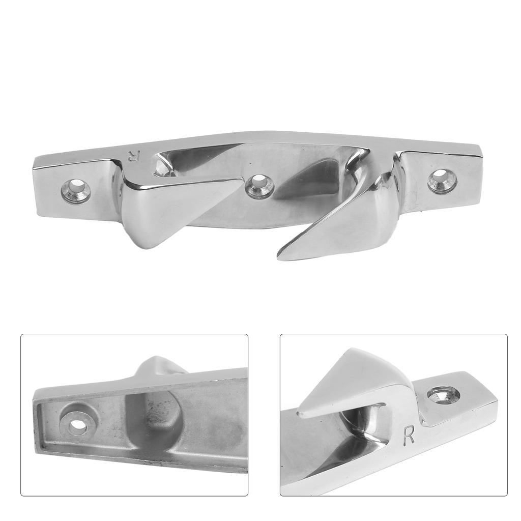 152mm 6in Right Bow Chock Stainless Steel Hollow Fair  Anchoring Mooring Cleats Marine Sailing Parts