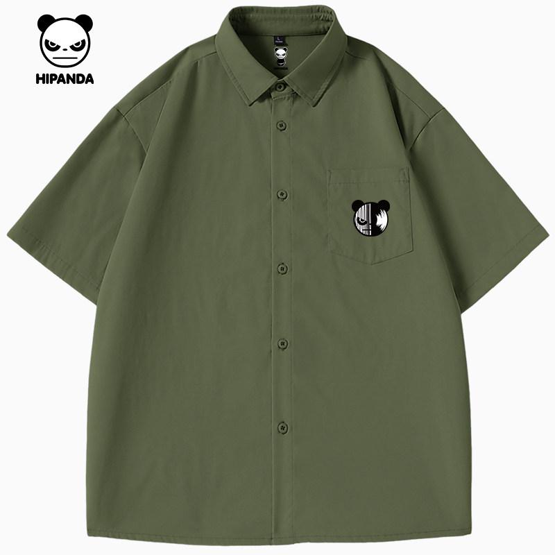 Hello Hipanda, Panda Simple Daily Cool Breathable Loose Shirt Couple