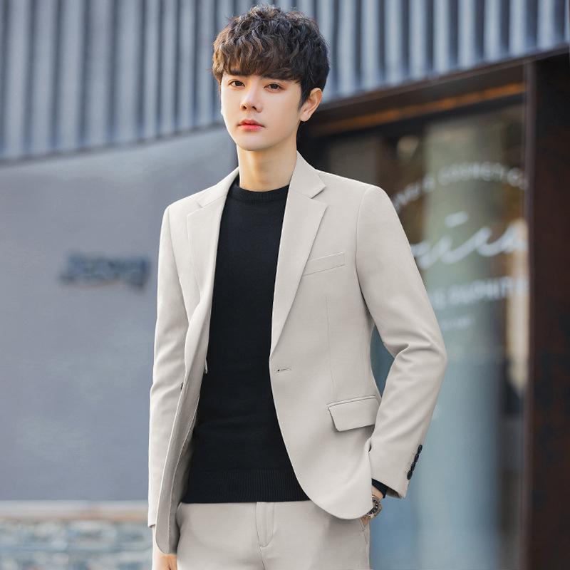 Весенний Боди Ruffian Красивый Повседневный Маленький Костюм Пиджак Мужской Корейский Свадебный Топ