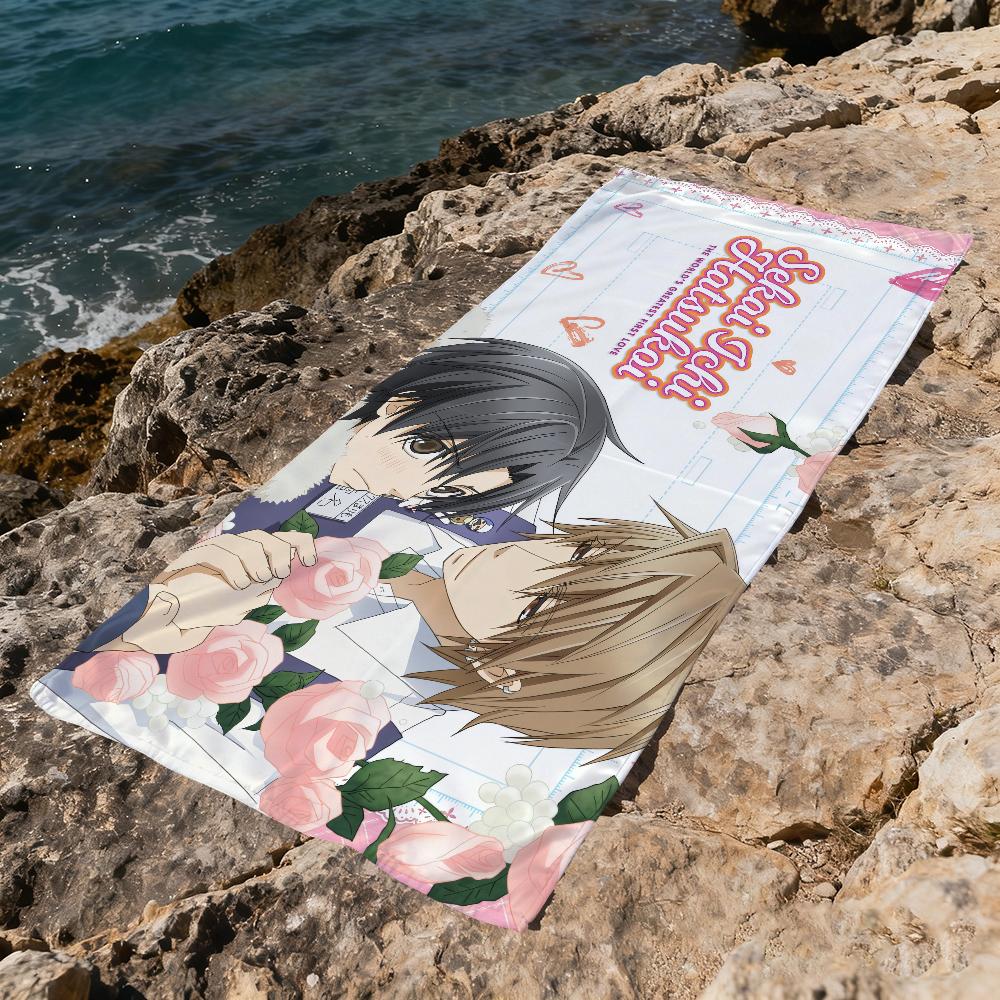 Аниме S-Sekai-ichi H-hatsukoi Полотенце Пляжное Быстросохнущее Мягкое Бассейновое Полотенца Подарок для Путешествий Спортзала Душа Кемпинга