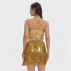 Sequined Tassel Latin Dance Dress for Women - Stage Performance Costume