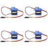 3/4/5pcs 4.2-6V SG90 9G Micro Gear Servo Motor Fixed-Wing Steering Engine 180/360 Degrees for RC Helicopter Aircraft Airplane