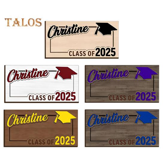 Подарок на выпускной, держатель для денег из дерева, выпускной 2025 года, подарочный держатель для денег, памятный подарок для выпускников средней школы, колледжа, университета