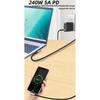 USB 4 Thunderbolt 4 Elbow USB Cable 40Gbps PD240W 5A 8K Type C Cable Data Transfer Fast Charging For M1 Macbook VR Oculus Quest