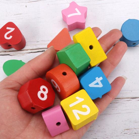 Color Sorting Hand-eye Clock Ability Coordination Cognitive Wooden Burrs-free Shape Color Sorting Clock Toys