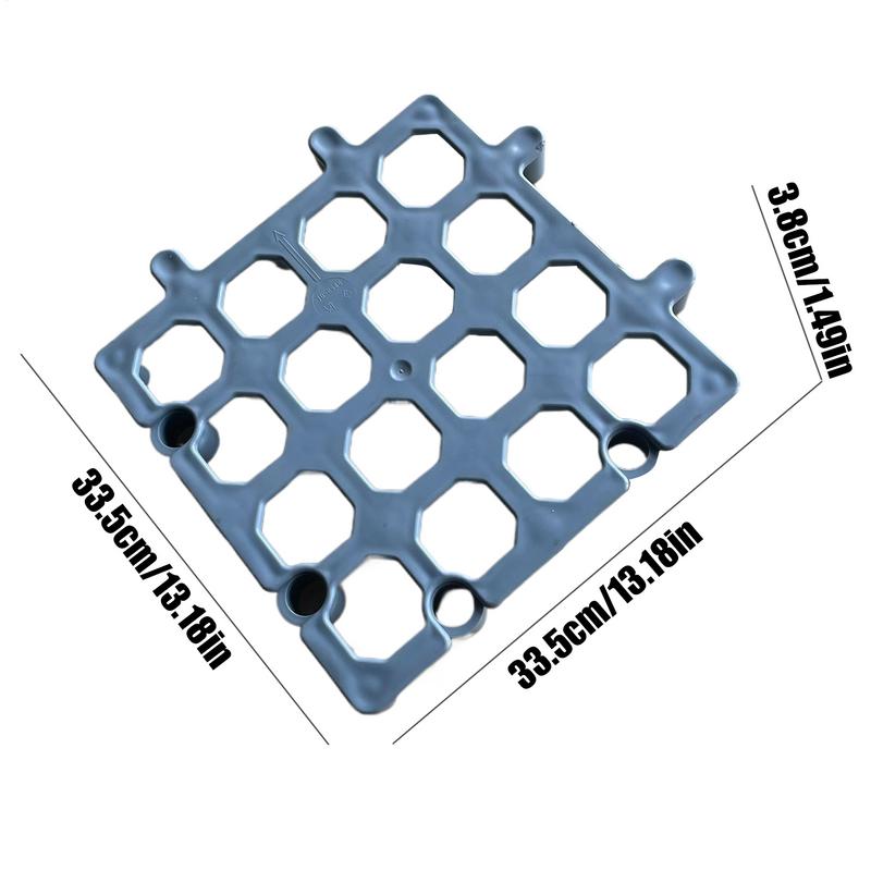 Складские поддоны для хранения Сцепляемая напольная подставка-подъемник Поддон для хранения Водонепроницаемые Нескользящие сетки Легко штабелируемая амортизирующая для