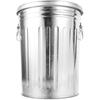 Metal Trash Can Outdoor Garbage Small Wastebasket Recycling Bin Iron Kitchen Office