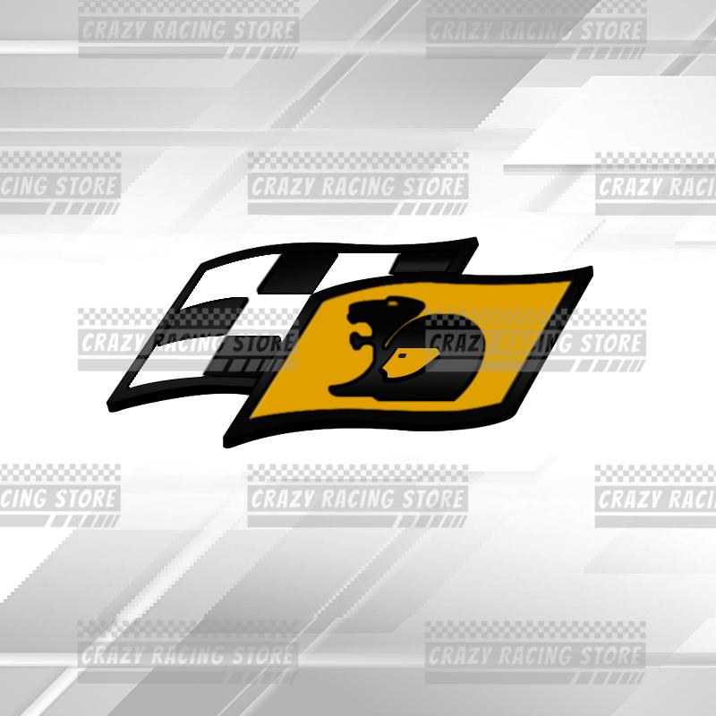 1Pc Car Badges HSV Racing Flag Trunk Emblem Metal Stickers Body Decals Letter Grille Decor For HSV Astra Commodore GTS R8