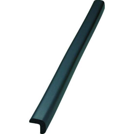 TRUSCO Safety 1 Piece X 20 Pieces Cushion, L-Shaped, Oil-Surface Adhesive, TAC16YS, Black, Small, (Case Sold)