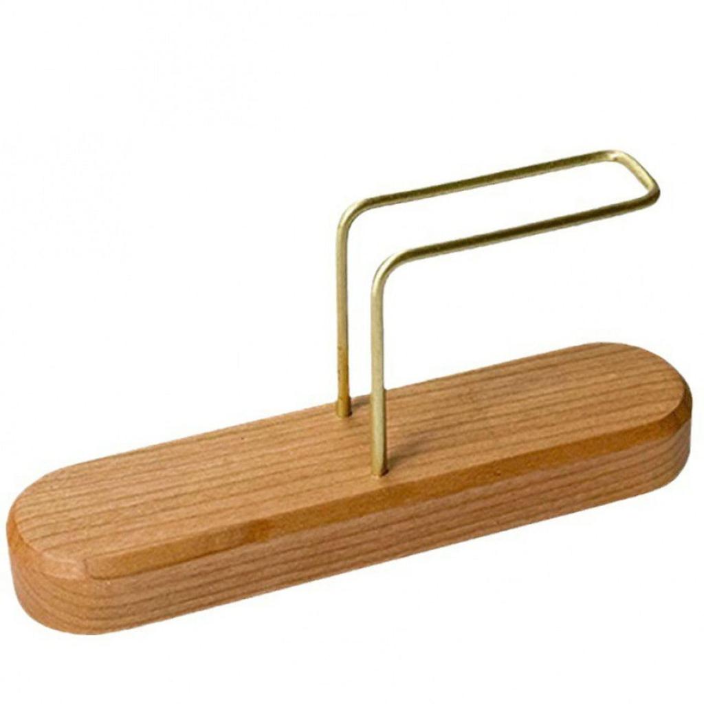 Crystal Craft Coffee Filter Storage Holder, Stylish Wooden Stand