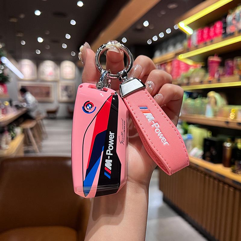 Чехол для ключа BMW 5 серии и 7 серии 2024 года - Подходит для 530Li, X1, X1L, X5L, i5, X7, X6, iX1