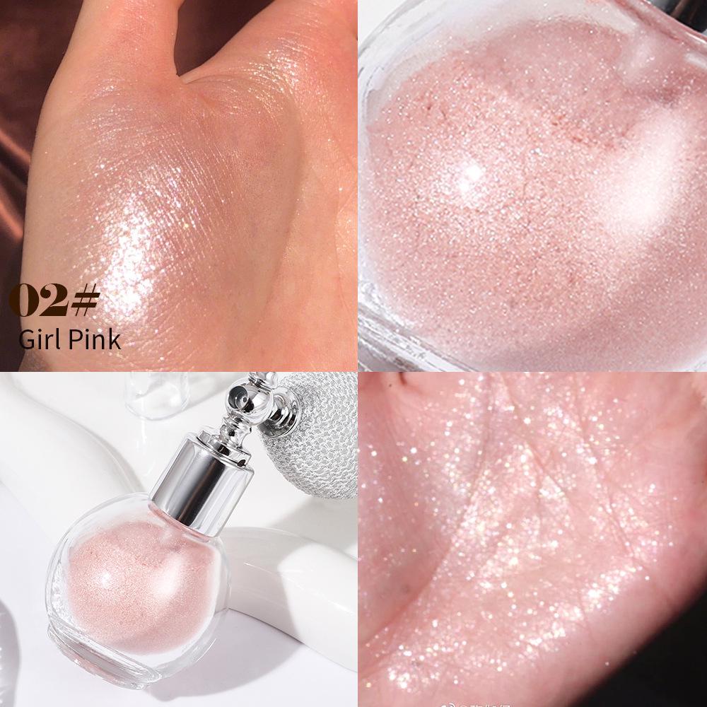 Мерцающий хайлайтер для тела, ароматный спрей-пудра