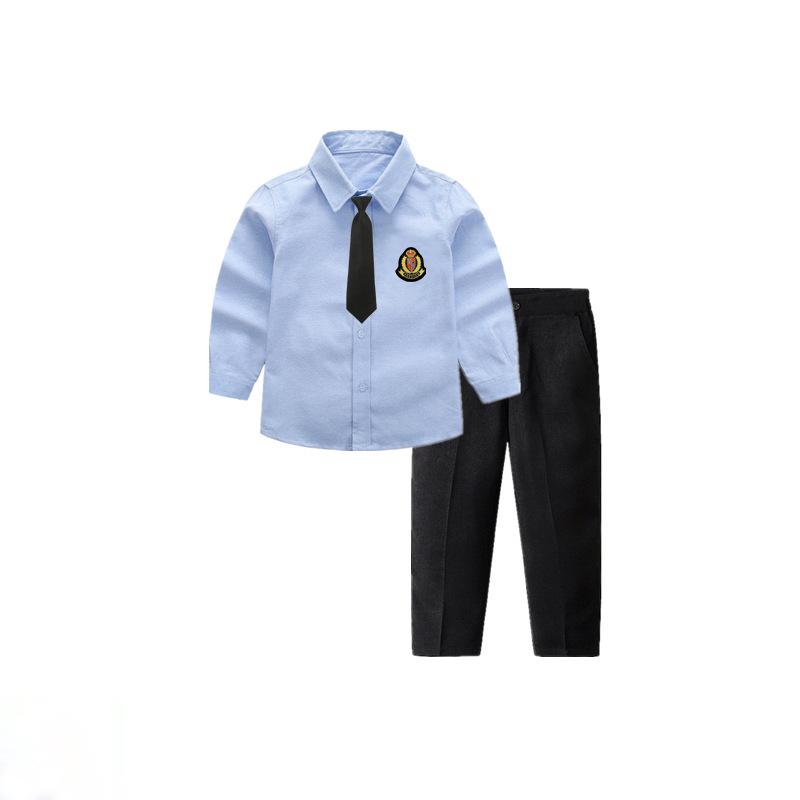 Белый школьный костюм с длинным рукавом для мальчика – Универсальная одежда для выступлений ко Дню защиты детей 1 июня