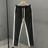 2023 Men's Straight-Leg Sweatpants with Side Stripes - Spring/Autumn Casual Sports Trousers