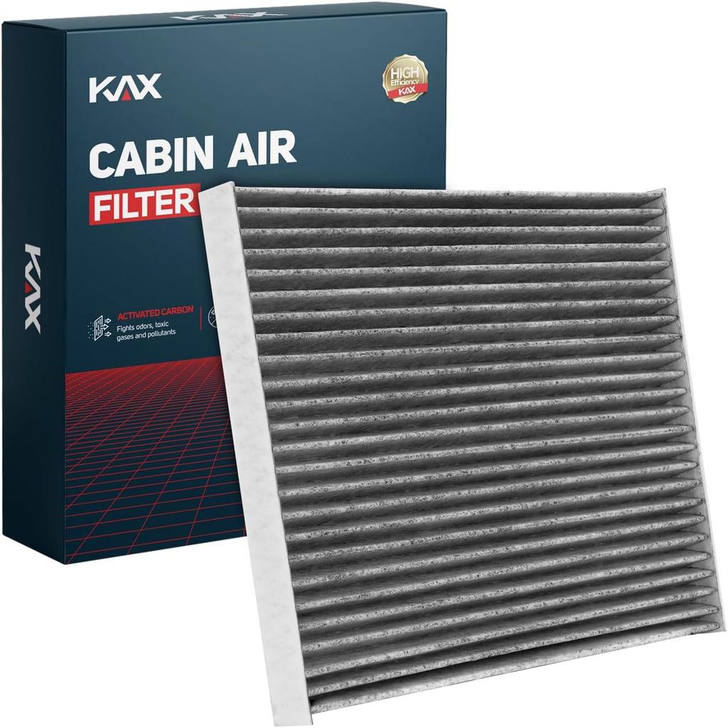 KAX Premium Cabin Air Filter with Dual Active Carbon, CF10550 Replacement for Nissan Rogue 2008-2013, Rogue Select 2014-2015, Sentra 2007-2012,