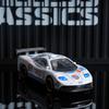 Литой гоночный автомобиль Gust №6 - 1:Белая спортивная модель в масштабе 1:64, Игрушечная машинка с механизмом обратного хода, Коллекционная модель для любителей автомобилей и детей
