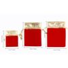 50PCS Red Velvet Drawstring Pocket Christmas Wedding Candy Jewlery Storage Bag Christmas Gift Packaging Storage Bag