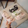Children's Sandals 2024 Summer New Girl Princess Style Sandals Little Girl Soft Sole Pearl Sandals
