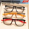 3pcs Reading Glasses Ultra Light Sports Presbyopic Glasses,blue Light Blocking Glasses, TR Lens Legs  Computer Reading