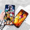 Черный чехол для Xiaomi Redmi 13C Note 9 iPhone XR 7 8 14 15 11 12 13 X XS Pro Max Samsung A25 S23 S24 FE Ultra Plus Dragon Ball Super