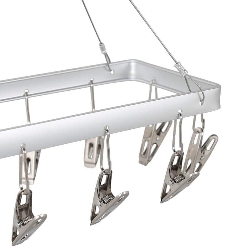 Dulton Pinch Hanger S 12 Clips Pinch Hanger That Blends Into Your Everyday Life Aluminum 17 X 268 X 119mm RN-0429S/12