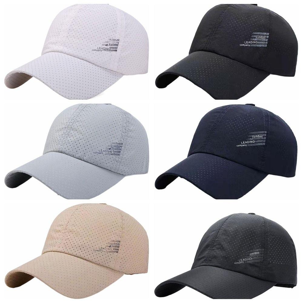 UV Protection Men Baseball Cap Quick Dry Sports Cap Breathable Sunscreen Sun Hat  Female