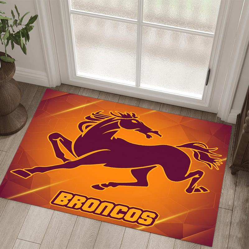 Дизайн Brisbane Broncos Кристальный Велюровый Ковер Уютный Не?Нескользящий ковер с принтом для спальни, гостиной, прихожей
