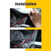 Red 5M LED Car Interior Decor Atmosphere Wire Strip Light Lamp Car Accessories