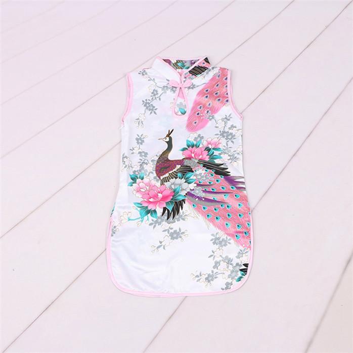 Летние детские костюмы Cheongsam Детские костюмы в китайском стиле