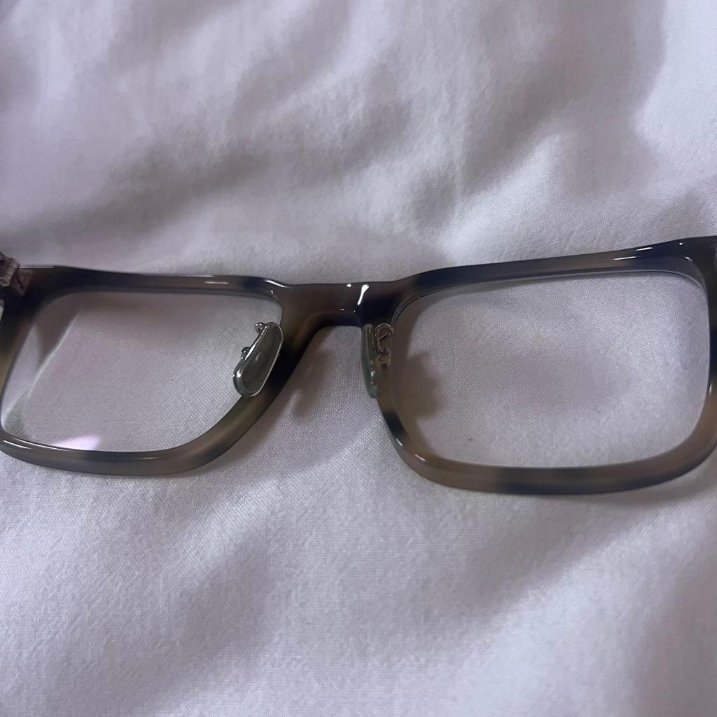 Used CELINE Date glasses Glasses Tortoiseshell Prescription Replaced Price reduced