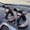 Универсальный автомобильный держатель для телефона с креплением на воздуховод, инкрустированный бриллиантами, с присоской
