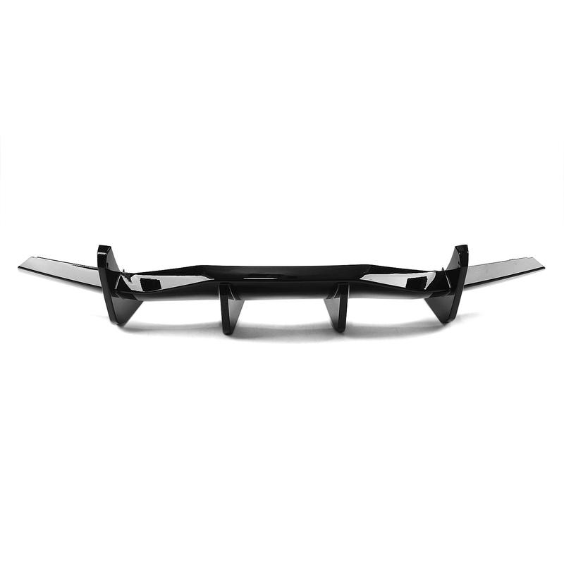 Rear Bumper Lip Shark Fin Style Diffuser For Chevrolet Corvette C8 Stingray Z51 2020-2026 C8 E-Ray 2024-2026 Rear Lip Splitter