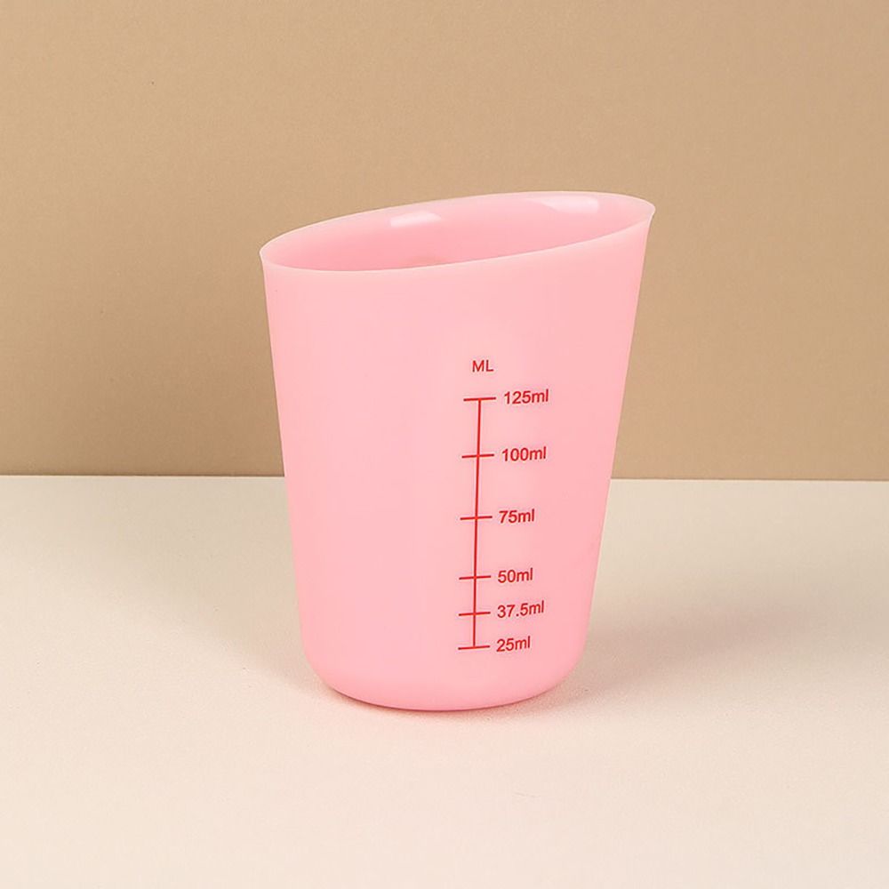 1Pcs Transparent Silicone Measuring Cup Handmade Milk Cup For Jewelry Making Baking Tool