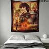 Hobbit Battle Five Armies Tapestry Fashion Print Wallmounted Background Wall Hanging Cloth Work Of Art Christmas Gift