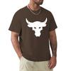 Dwayne Johnson Brahma Bull Tattoo Black T Shirt Cartoon T Shirt Men Unisex New Fashion Tshirt Free Shipping Funny Tops