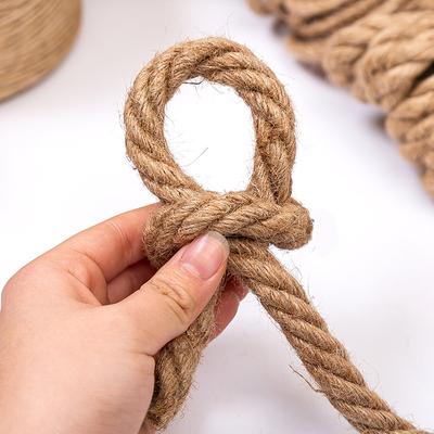 100 м/200 м 1-2 мм Натуральная джутовая веревка Шпагат Лента Рукоделие DIY Винтажный джутовый шнур Нить для шитья Вечеринка Свадьба Домашний декор
