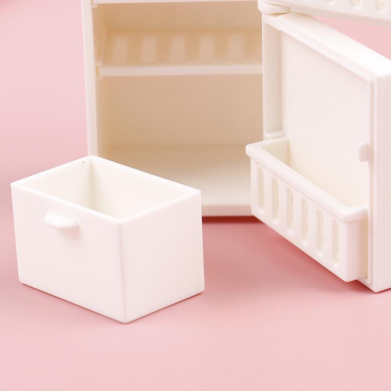 Кукольный домик миниатюрная скамейка холодильник игрушки кухня домашняя мебель украшение