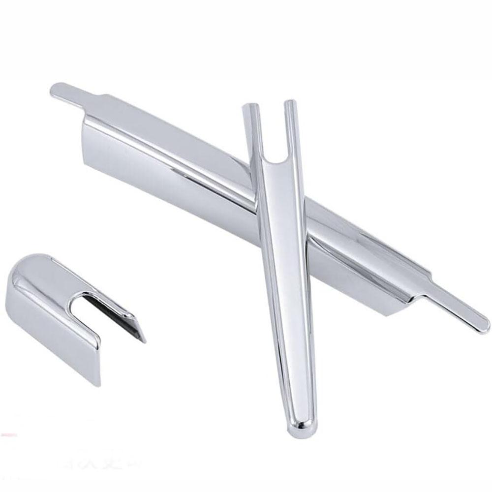 Rear Window Wiper Blade Cover Trim Chrome For Mitsubishi Outlander