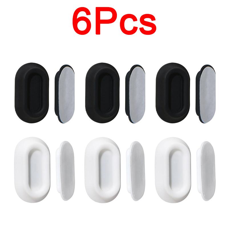 6 Pack Magnetic Wall Mount Remote Control Holder, Practical Remote Holder For Household Tv Appliance Storage Organizer JYSNJ04
