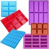 8 Cavity Silicone Baking Mold Rectangular Loaf Pan Durable Energy Bar Maker  Kitchen Tools