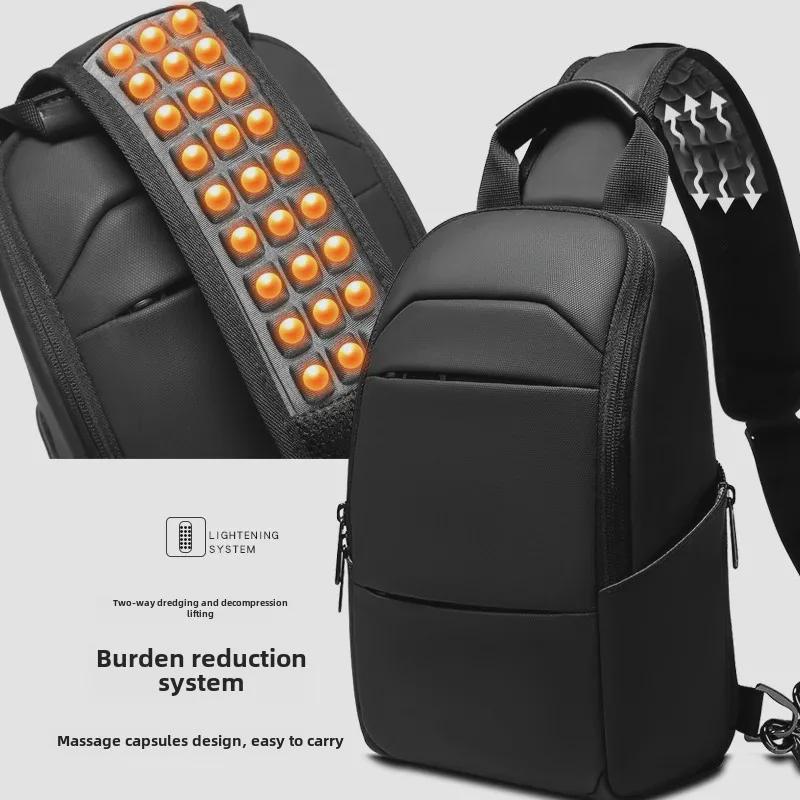 2023 Men's Casual Waterproof Multifunctional Cycling Shoulder Bag