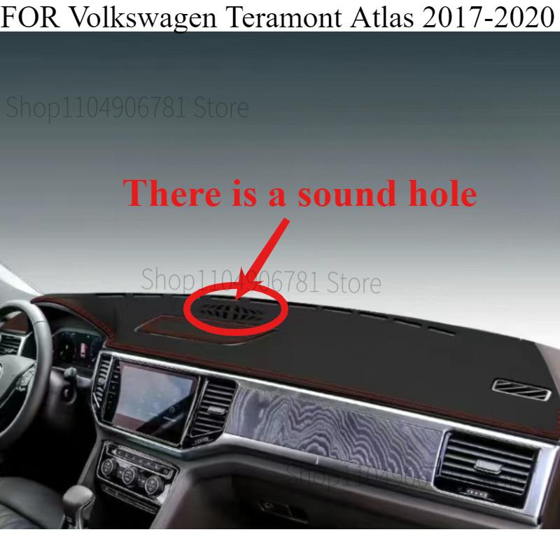 ДЛЯ Volkswagen Teramont Atlas 2017- Коврик на панель автомобиля Dash Mat Dashmat Покрытие на приборную панель Козырек от солнца Покрытие на приборную панель Ковровые аксессуары