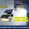 1/2/3pcs 318/468LED Solar Lights Outdoor Motion Sensor Wireless Solar Powered IP65 Waterproof Wall Light Bright For Patio Front Door