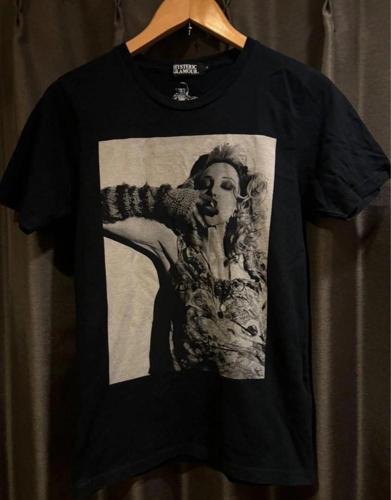 Hysteric Glamour Редкий Дизайн футболка с коротким рукавом Унисекс vtg Мужчины Женщины S5XL Унисекс Футболка