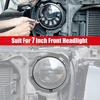Pack of 2 For Jeep TJ Wrangler 97-06 7" Round Headlight Mounting Bracket Ring