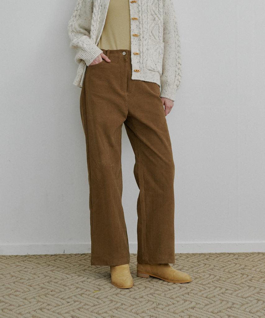 WIOE Sally Coduroy Pants_Camel