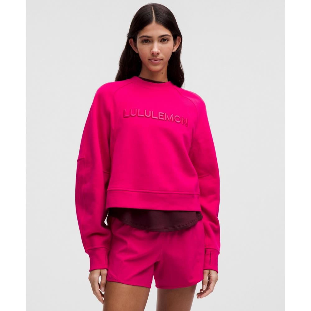 Lululemon Свитер свободного покроя Scuba с надписью Passionate