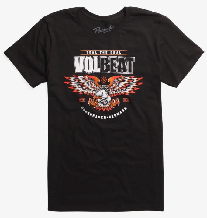Volbeat SEAL THE DEAL EAGLE LOGO T-Shirt NEW Authentic & Official Unisex T-Shirt
