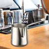 Кувшин для вспенивания молока для кофе, кофейная чашка с длинной ручкой, кофейник из нержавеющей стали для дома, ресторана, офиса
