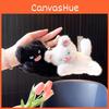 Jinnew Kitten Angry Plush Keychain Pendant For Bag Decor And Organizer Key